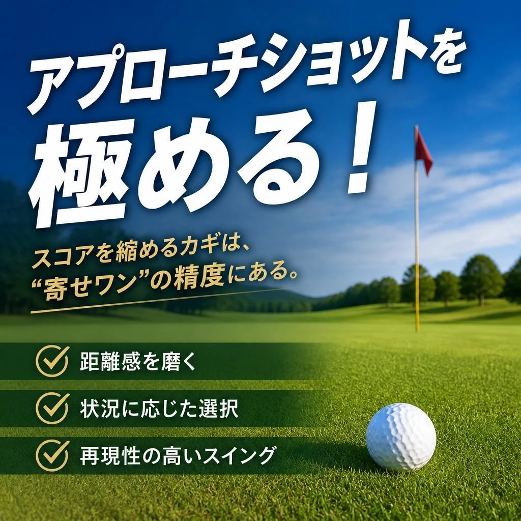 アプローチショットを極める！