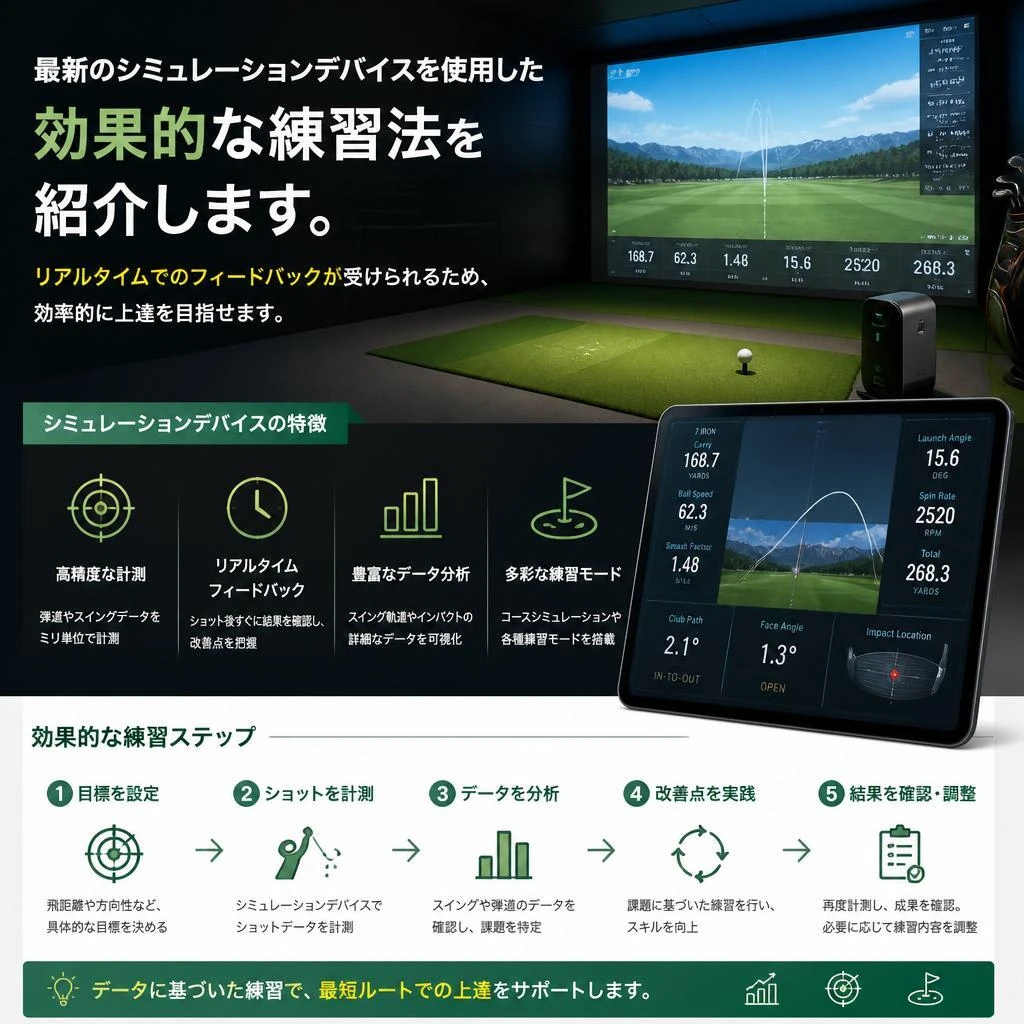シミュレーションデバイスを活用した練習